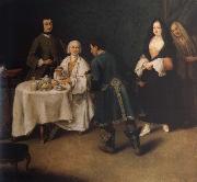 Pietro Longhi The visit in the lord oil painting on canvas